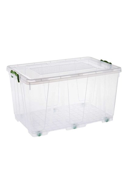 80 Lt Wheeled Lockable Toy Storage Box