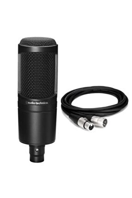 Audio Technica At2020 Cardioid Condenser Large Diaphragm