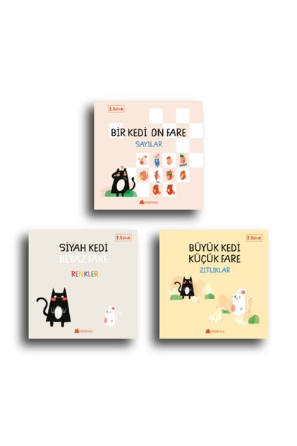 Cat Mouse Set (3 Years Old) 3 Books