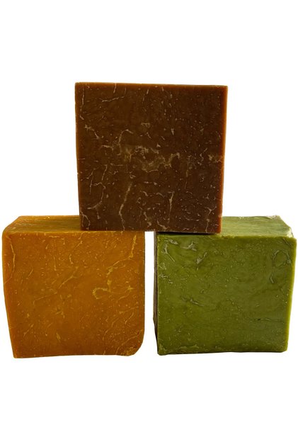 Hair Remover Set of 3 Green Bฤฑttฤฑm + Tar + Yellow Bฤฑttฤฑm Soap