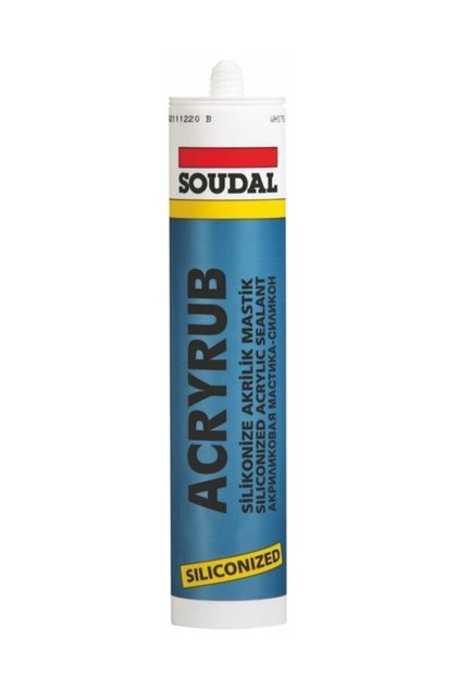 Acryrub Silikonize Mastik 500 Gr Antrasit Gri