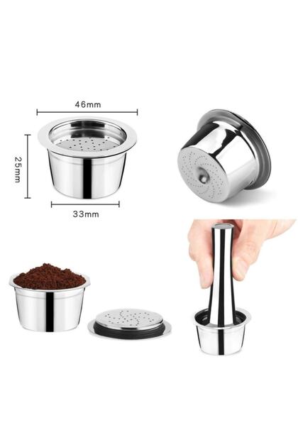 Schulzz Tchibo Cafissimo Paslanmaz Çelik Tekrar Doldurulabilir