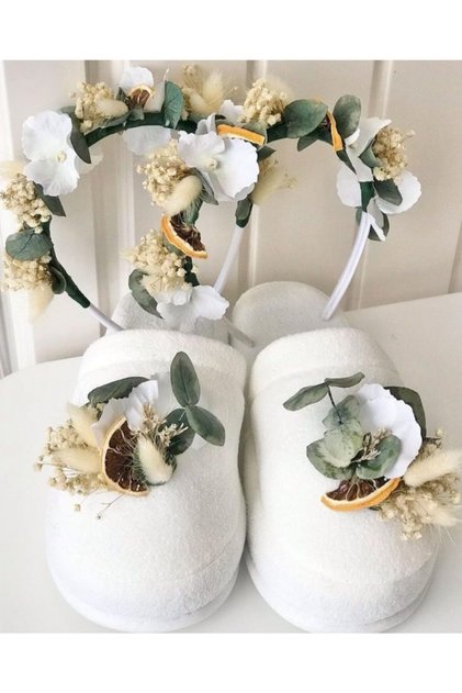 Eucalyptus Mother's Crown Slippers Maternity Crown