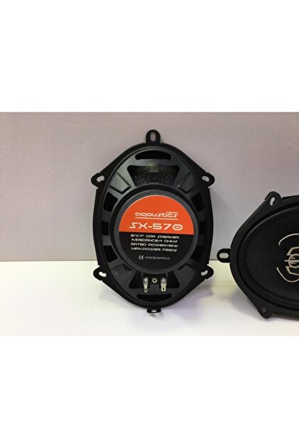 Genel Markalar Aqoustics Sx-570 5 X 7 Oval Hoparlör Tweeterli 700