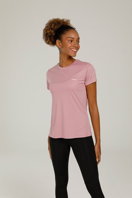 Sn230 Basic Pes C Deck T- Tricou de damă roz