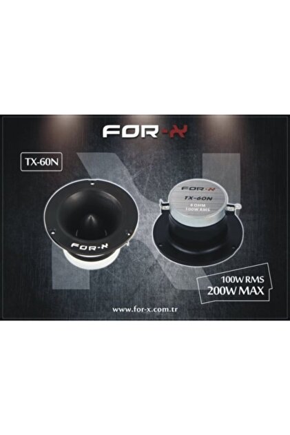 For-X Tx-61n 10 Cm 140watt 70rms Neodyum Spl Tweeter 1 Takım 2