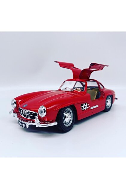Burago 1:24 Ölçek Mercedes - Benz 300 Sl Kırmızı (1954) Diecast