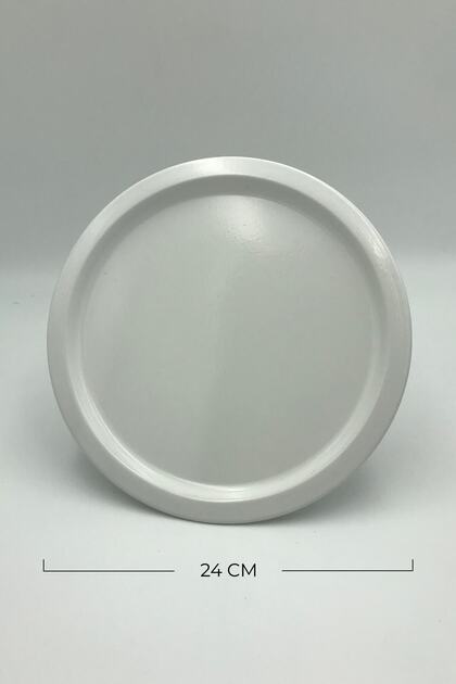 Metal Round Serving Tray 24 Cm