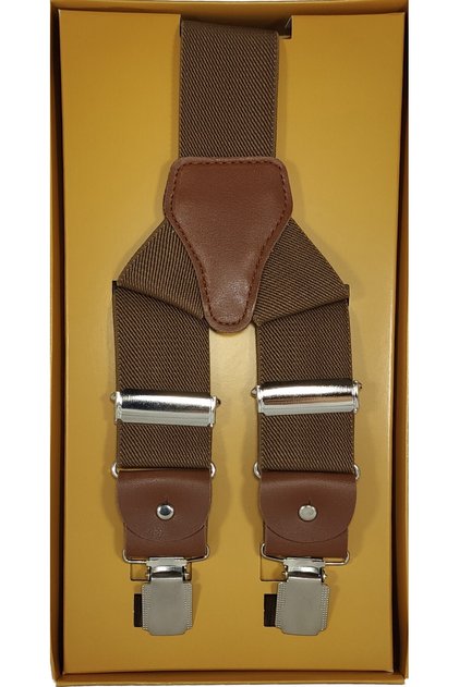 Tan Color Trouser Hanger Salopet Rubber Hanger