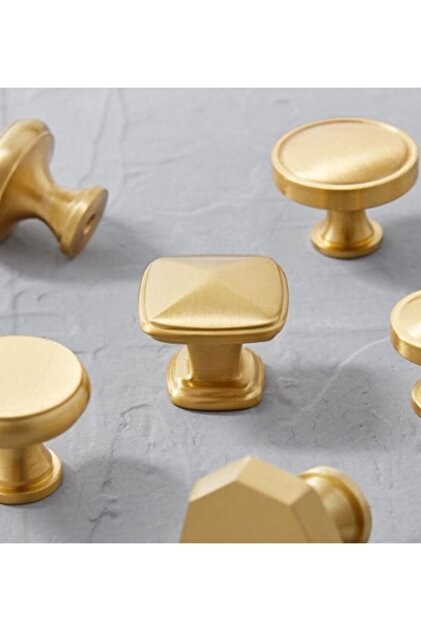Sor Kimya Luxuryxarch Milan Mat Gold - Altın Düğme Kulp - Fiyatı