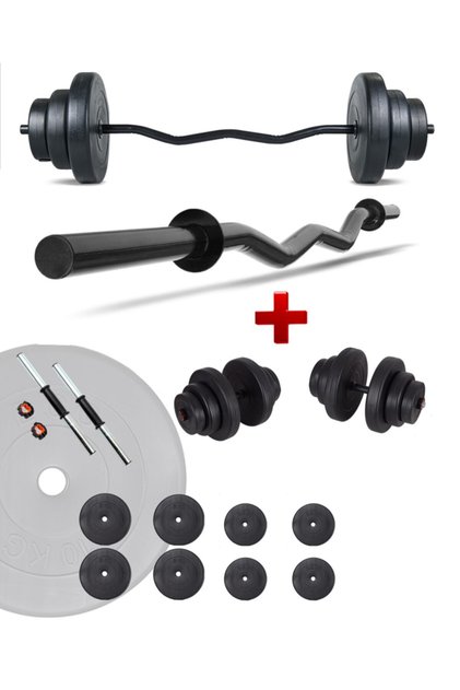Spor Z Bar Dambıl Seti Ve Fitness Ağırlık Seti 35 Kg