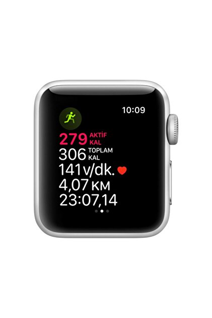Apple Watch Seri 3 GPS 38 mm Gümüş Rengi Alüminyum Kasa Fiyatı