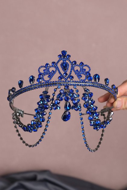 Hürrem Fringed Frontlet Bridal Henna Crown