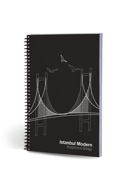 Istanbul Modern Notebook Striped Bridge