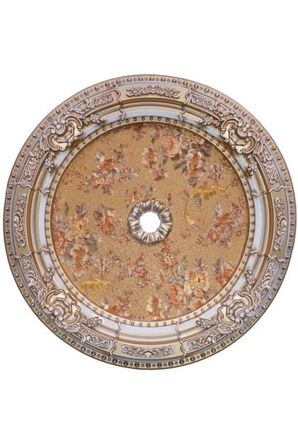 Decogold 60 Cm Oval Bronz Saray Tavan Göbek