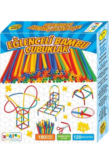 Zekice Zekice Eğlenceli Bambu Çubukları 300 Parça Kutu Oyunu
