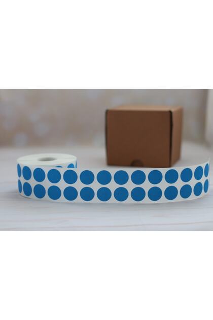 2 Cm Dark Blue Dot Sticker 30 Pieces