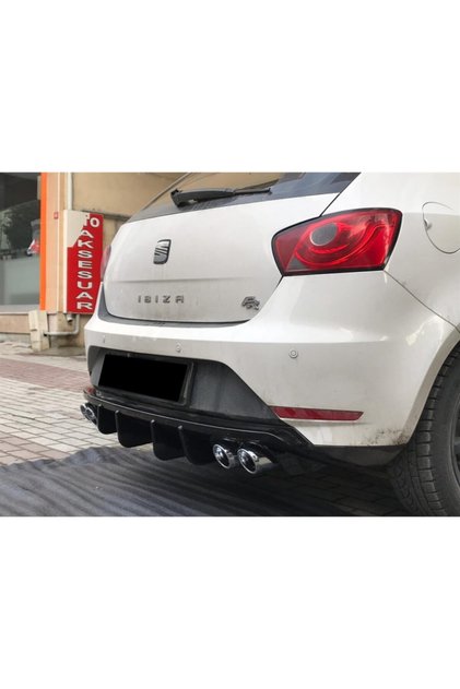 Seat Ibiza Difüzör 6j Difizör Arka Tampon Eki 4 Egzoz Uçlu Uyumlu