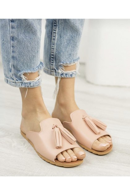 Women's Summer Slippers with Tassels Beach Street House Slippers