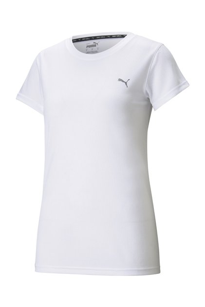 Kadın Spor T-Shirt - PERFORMANCE TEE W Puma White - 52031102