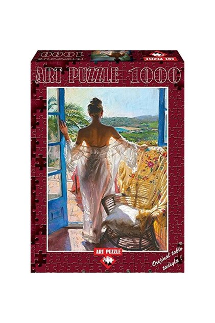 Bekleyiş 1000 Parça Yapılmış Puzzle(68 X 48 Cm)