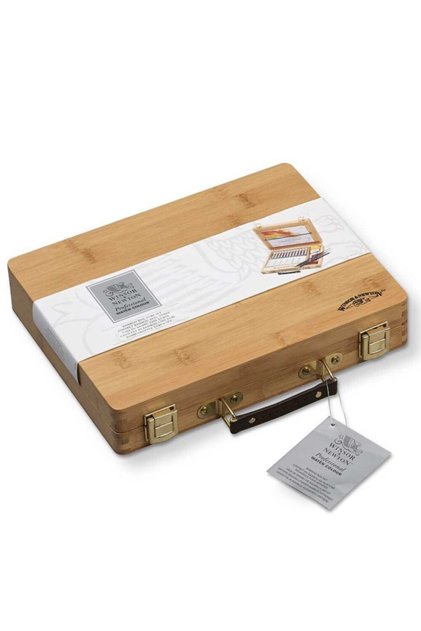 Winsor & Newton : Professional Sulu Boya : Bamboo Box (12 X 5 Ml)