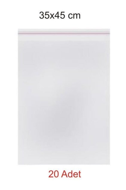 Kendinden Yapışkanlı (bantlı) Şeffaf Jelatin Torba 35x45 Cm 20 Adet