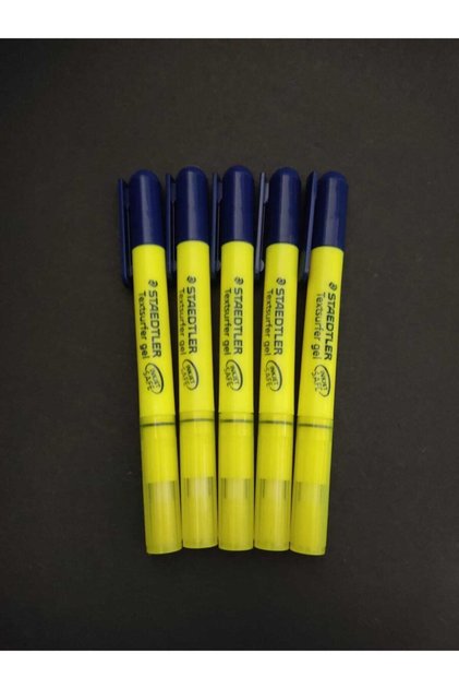Staedtler Highlighter Yellow Gel Type Flip 5 Pieces Price Sail