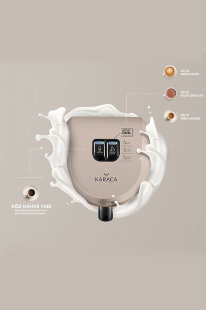 Karaca Hatır Hüps Sütlü Türk Kahve Makinesi Bej - 5