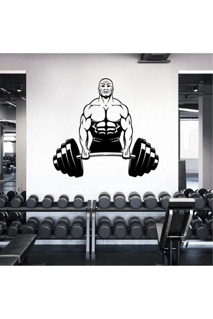 Gym Fitness Ağırlık Dumbell Sticker