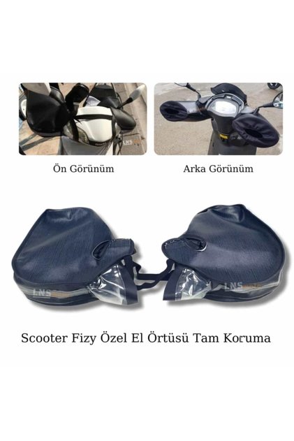 Motosiklet Scooter El Rüzgarlığı / Bilekli Fizy Spacy Özel Üreti