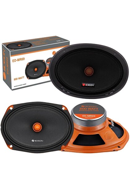 Edison Oto Mıdrange Oval 6x9 800w 80w Rms 2 Adet Edıson Ed-mr69