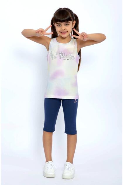 Us1073 Licensed Girls' Jersey Tights Set