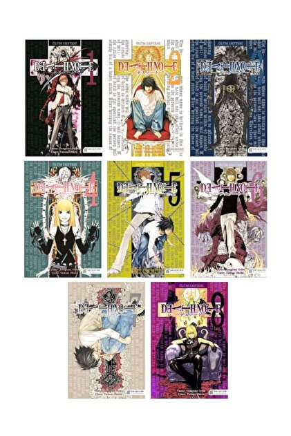 AKILÇELEN YAYINEVİ Death Note - Ölüm Defteri - 8 Kitap Türkçe