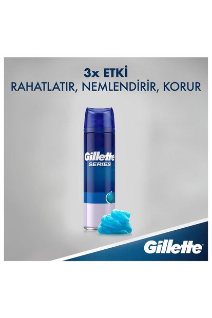 Gillette Series Tıraş Jeli Nemlendirici 200 ml - 4