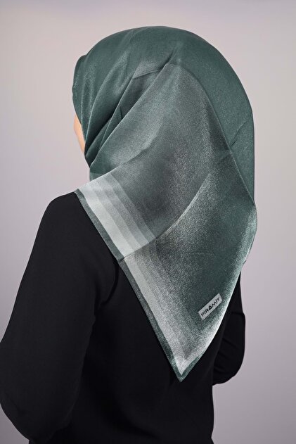 Pyramid Solid Color Glitter Banded Evening Scarf - Pattern-07 - Color-10