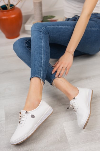 Genuine Leather Inside Full Orthopedic Soft Casual Women's Shoes