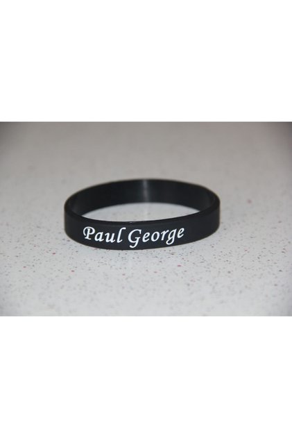 Black Paul George Basketball Nba Bracelet