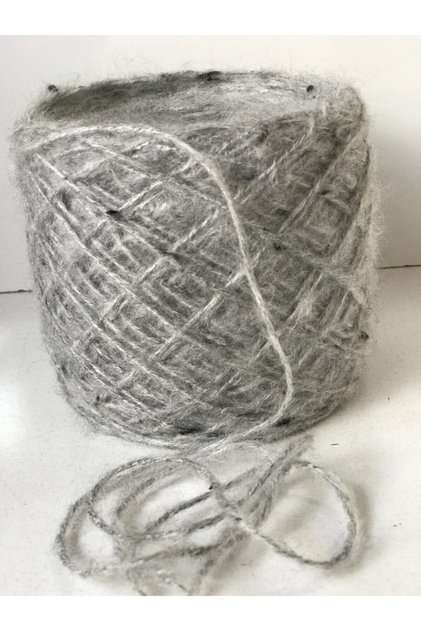Hand Knitting Yarn Wool Moher: K.Gray Looped Loops 100Gr