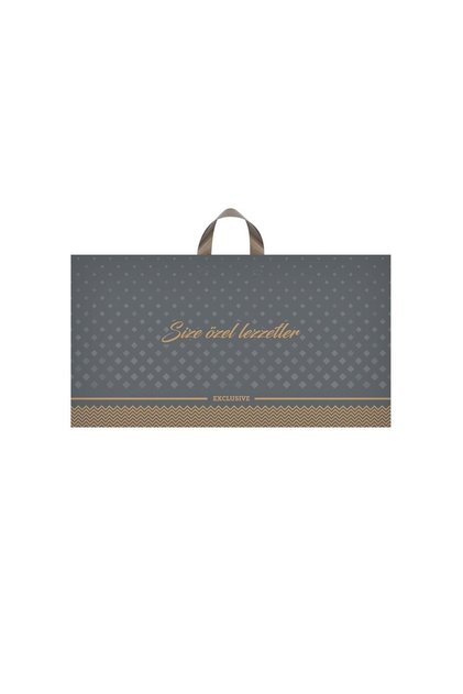 Tatlı Poşeti Exclusive (kulplu) 1000 Gr 50x27 Cm - 50'li