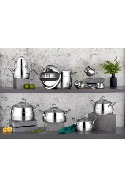 Solido Silver Dowry Set 18 Piece Pots and Pans