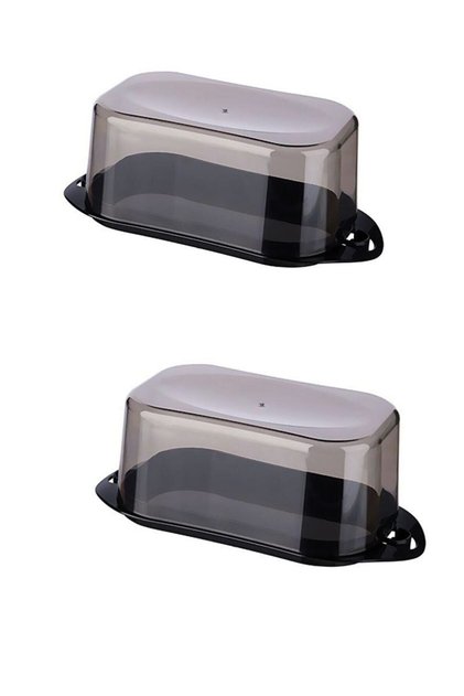 ® 2 Pieces Lockable Plastic Lidded Breakfast Butter Food Cheese Bowl Food Storage Container Ap-9428