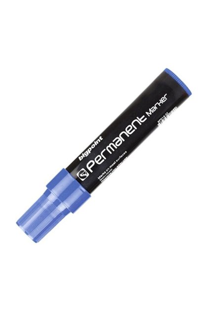 Bp914 قلم تحديد دائم أزرق جامبو