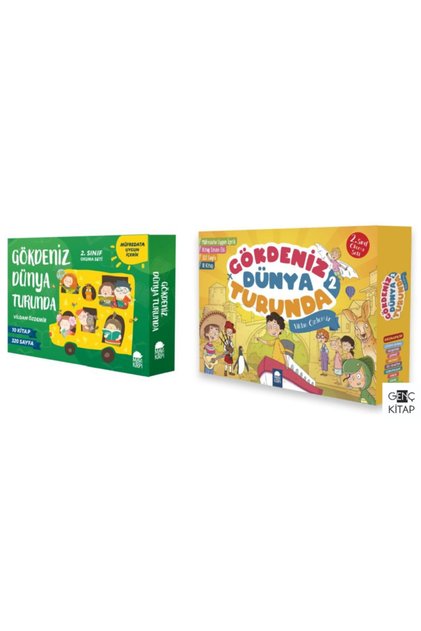 Gökdeniz Dünya Turunda 2 Set Birarada 20 Book Set 2. Classroom Reading Books