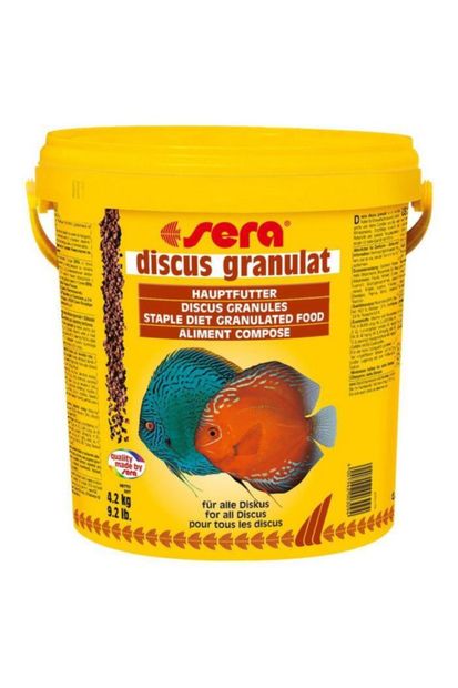 SERA Discus Granulat Balık Yemi 10 Lt 4,2 Kg - 1