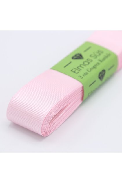 Pink Grosgrain Ribbon 3cm 10m