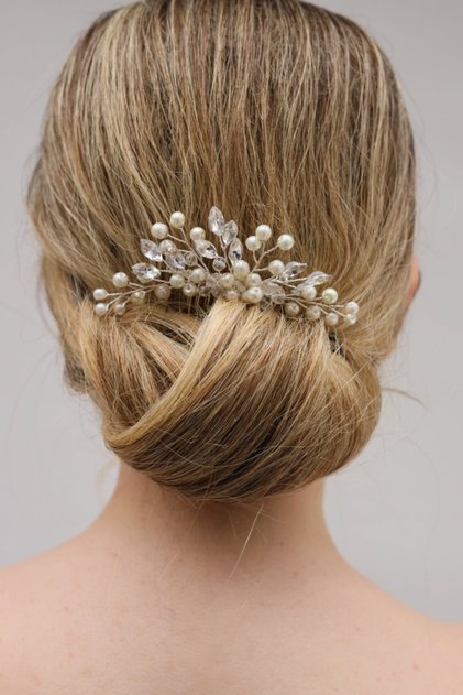 Hair Accessory Pearl Zircon Stone