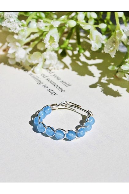 Agate Stone Special Design Natural Stone Ring
