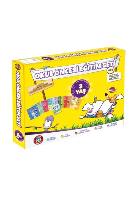 Okul Öncesi Eğitim Seti – 3 Yaş Okula Dönüş