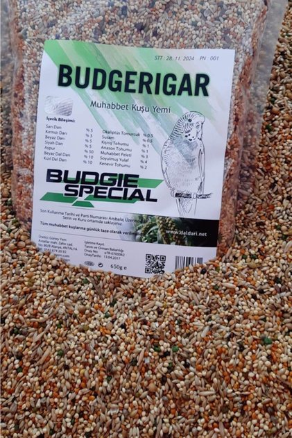 Premium Budgie Special Muhabbet Kuşu Yemi 1300 Gr (2x 650gr )